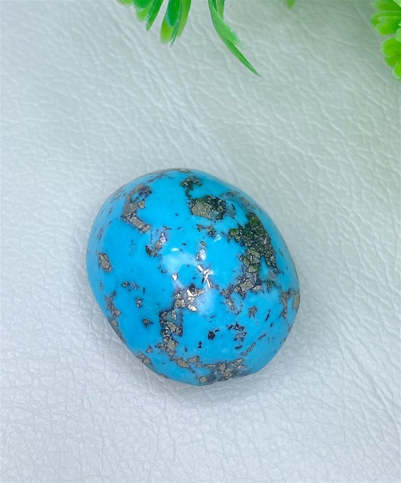 55.20 CT Quality Natural Pyrite Turquoise